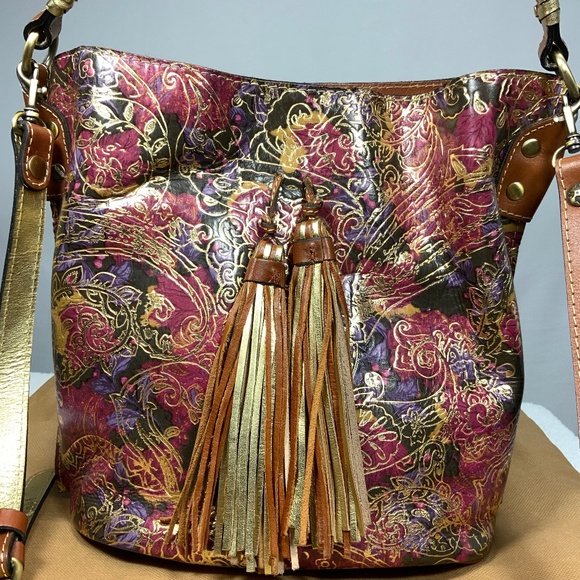 Patricia Nash Otavia Leather Bucket Bag - Picture 2 of 14